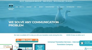 Universal-Translation-Services.com screenshot